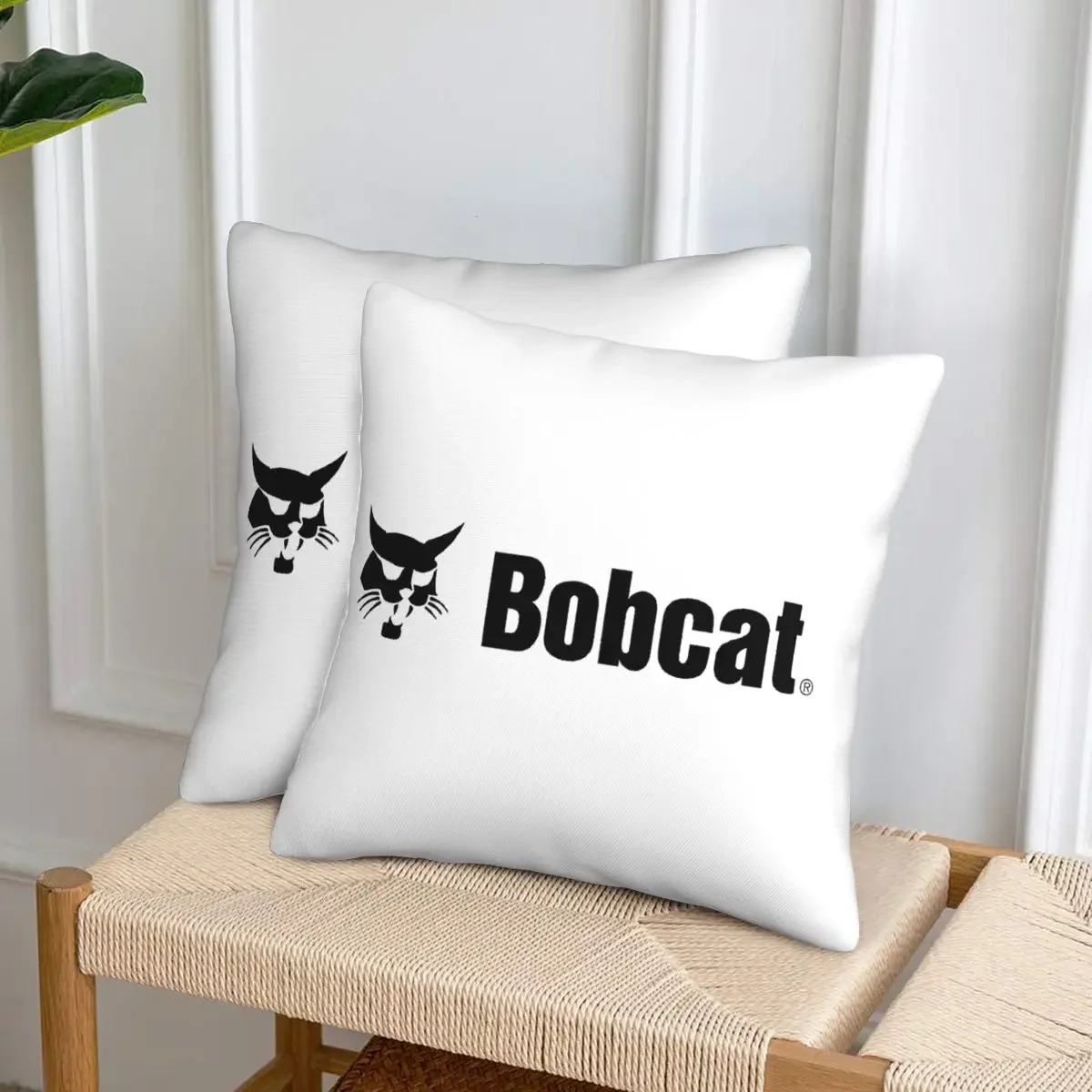 

Наволочка с логотипом Bobcat, 2 шт., квадратная, декоративная, для дома, гостиной, для комфортного отдыха.