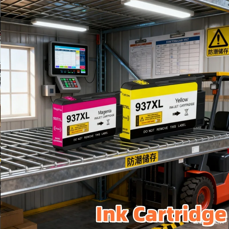 

4 цвета, 1 комплект картриджей, совместимых с 937XL для HP officejet Pro 9730 9110b 9120 9130 9720, цветной картридж