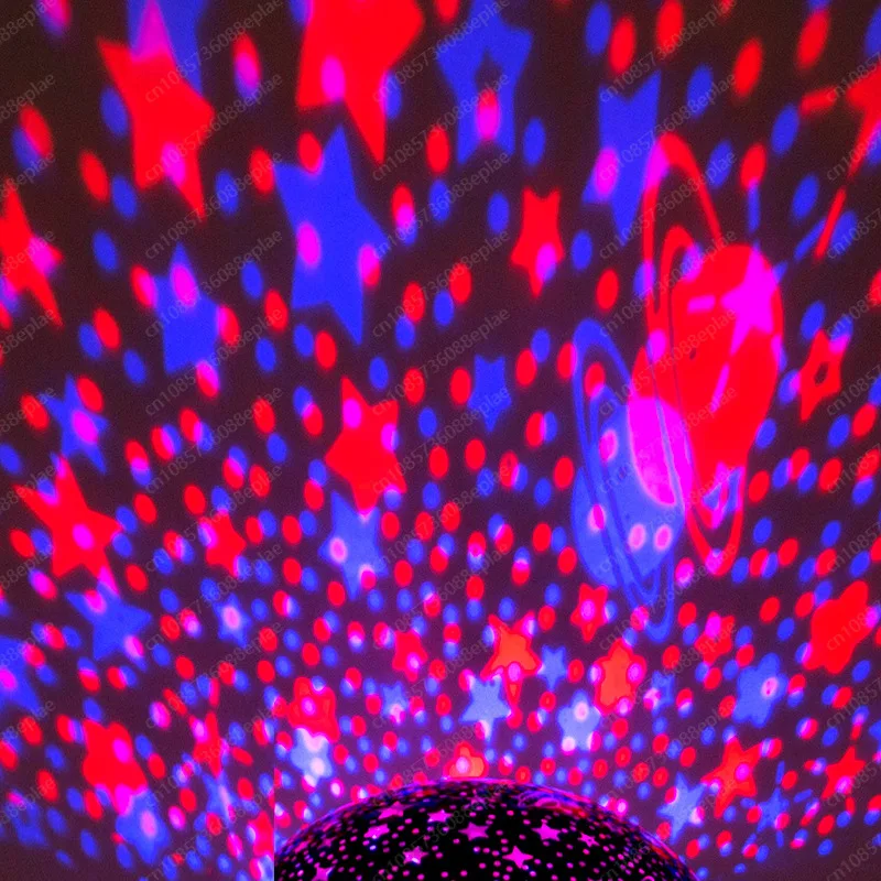 مكبر صوت بلوتوث 3 في 1 مع جهاز عرض على شكل نجمة وإضاءة كرة سحرية، نظام صوت للحفلات بجهاز تحكم عن بعد RGB لديكور المنزل في عيد الميلاد #3