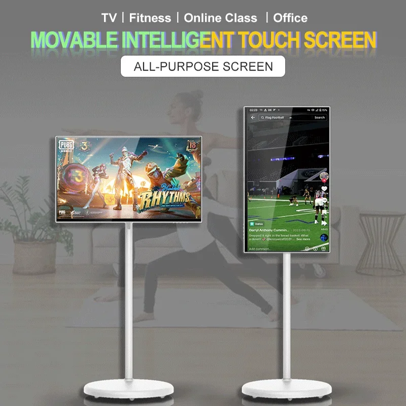 Smart Home Fitness Entertain ment bewegliche Digital Signage und Displays Ladebild schirm Full HD Stand tragbaren Touchscreen TV