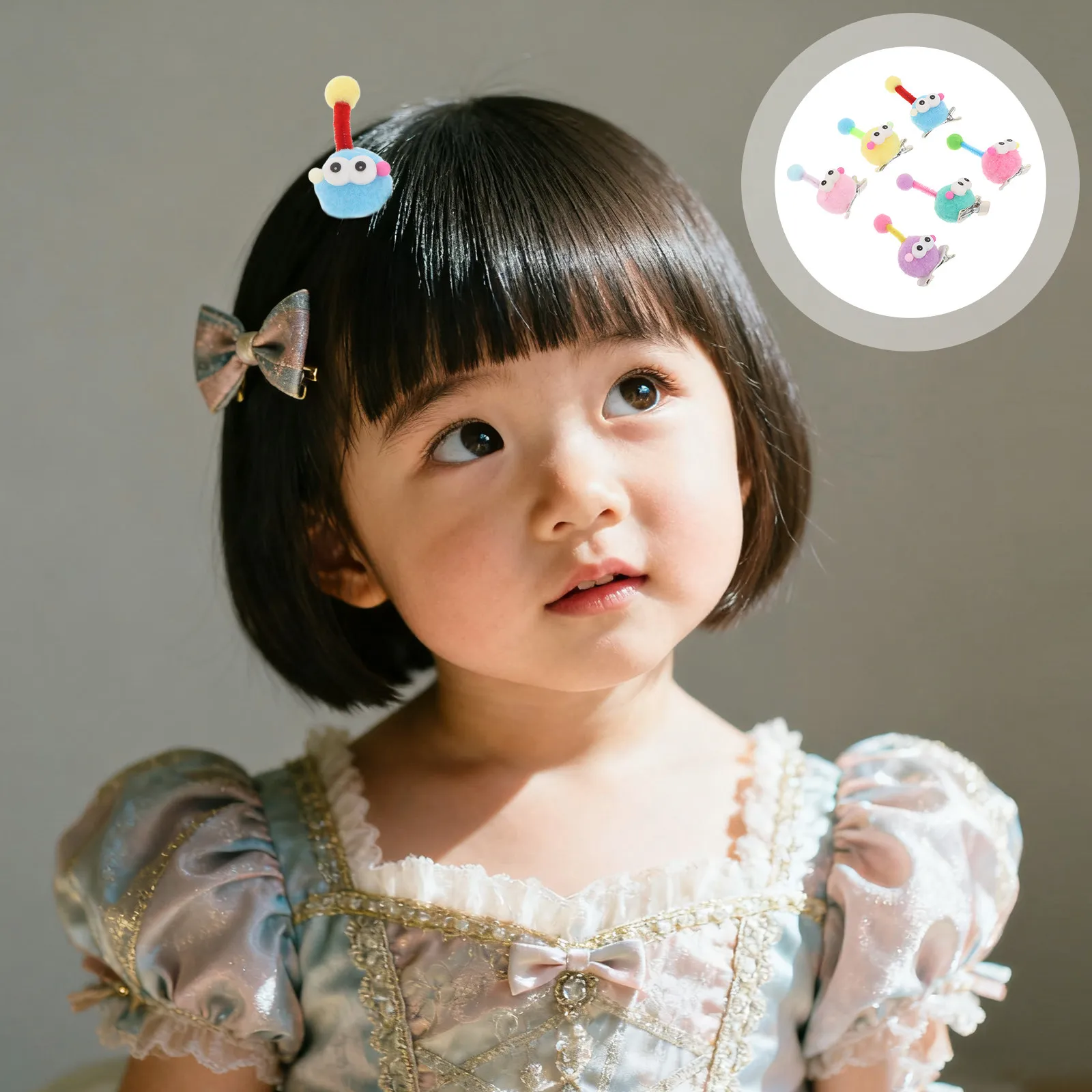 

Набор из 12 детских заколок для волос: милые мини-заколки для девочек с дизайном в виде глаз, нескользящие аксессуары для волос для малышей и маленьких девочек, забавные.