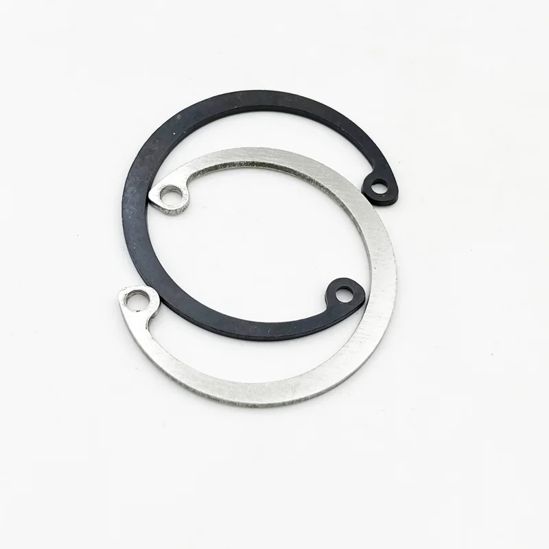 Interner Sicherungsring-Halteclip vom Typ C aus Edelstahl, Sicherungsring für Lochsortiment-Set, schwarzes Schaftlochloch 304, M8-M48 – Detail 9