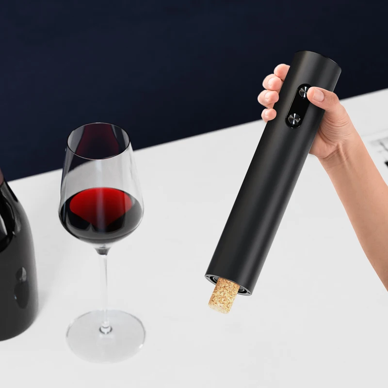 Creative Dry battery Electric Wine Bottle Opener With Stylish and Minimalist Circular Buttons, Compact and Exquisite. ﻿