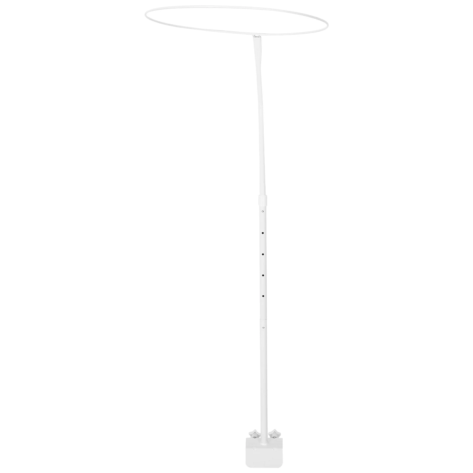 

Double-screw Mosquito Net Holder Iron Stand Crib Canopy White Baby Accessories Infant Crib Net Bracket Metal Newborn