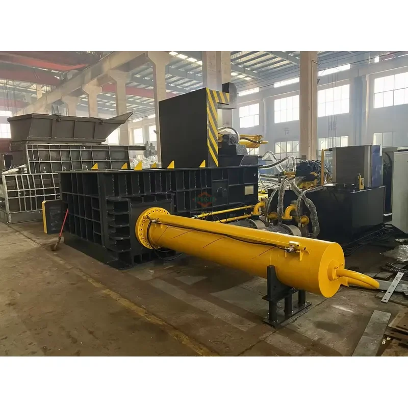 Crusher 2025 Packing 315T Metal Pressing Aluminum Cans Baler Hydraulic Machine for Recycling for Sale to Spain - view 4