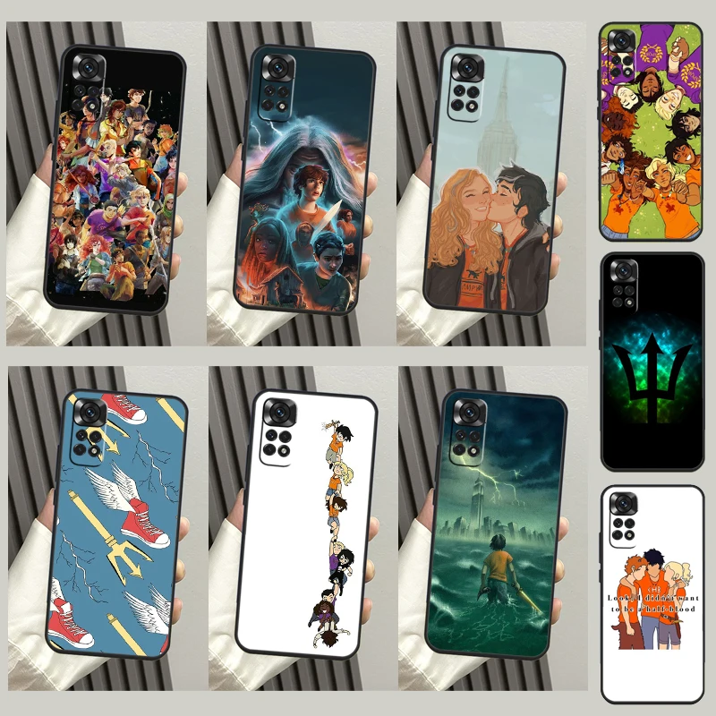 P-Percy Jackson Cartoon Case For Xiaomi Redmi Note 11 11S 10 10S 9 9S 8 12 Pro Redmi 9 10 12C 9C 9T 10A 10C Cover