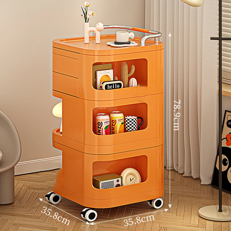 Auxiliary Hairdresser Salon Beauty Room Wagon Aesthetic Furniture Trolleys Organizer Wheels Carro Peluquería Serving Cart lcs