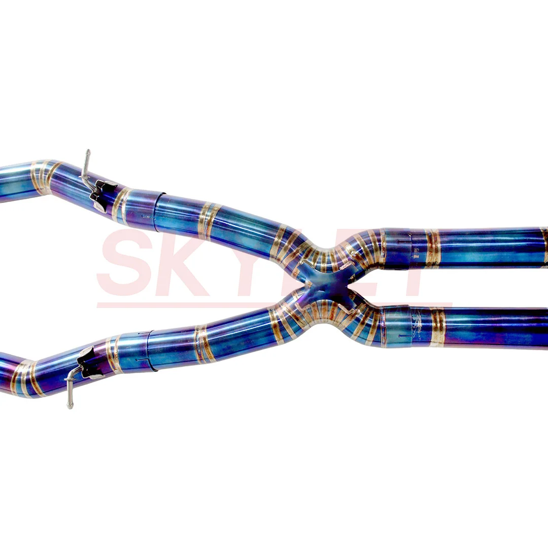 نظام عادم Skyley Valvetronic Catback عالي الأداء من التيتانيوم لعادم Bmw M760