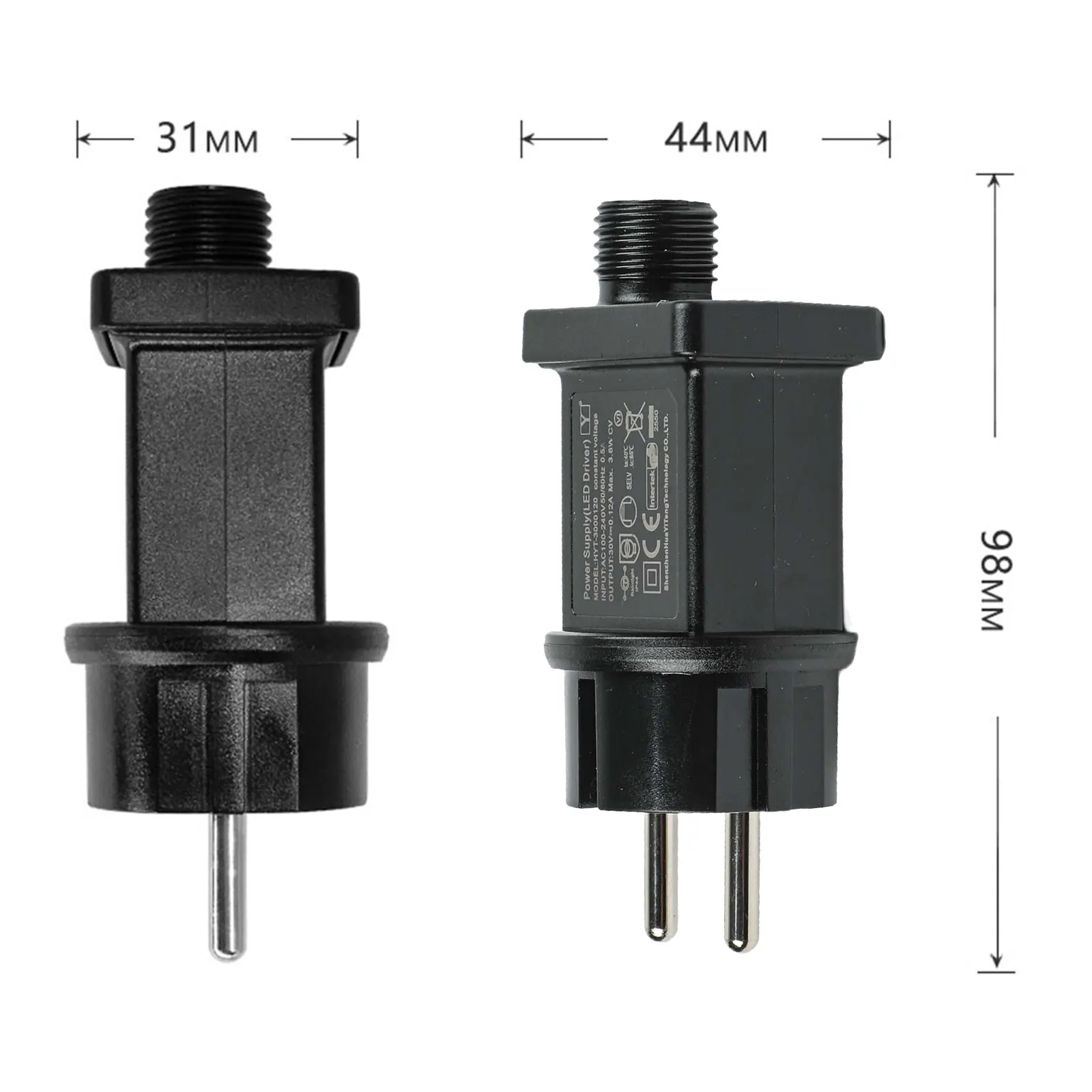Christmas Light Power 30V Power Supply As Shown In The Picture 30v Led Lights Transformer Smart Protection Adapter