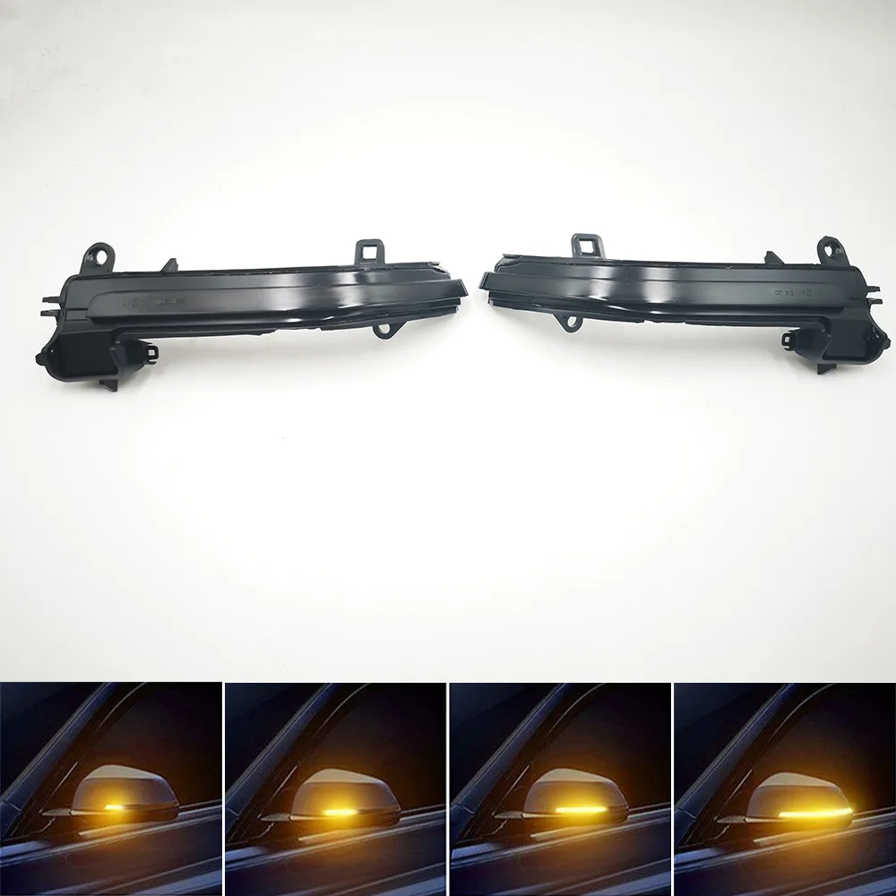 Suitable for BMW 1/2/3/4 Series F30/21/22/20/31 LED Rearview Mirror Flowing Light Turn Light Yellow Flowing Light