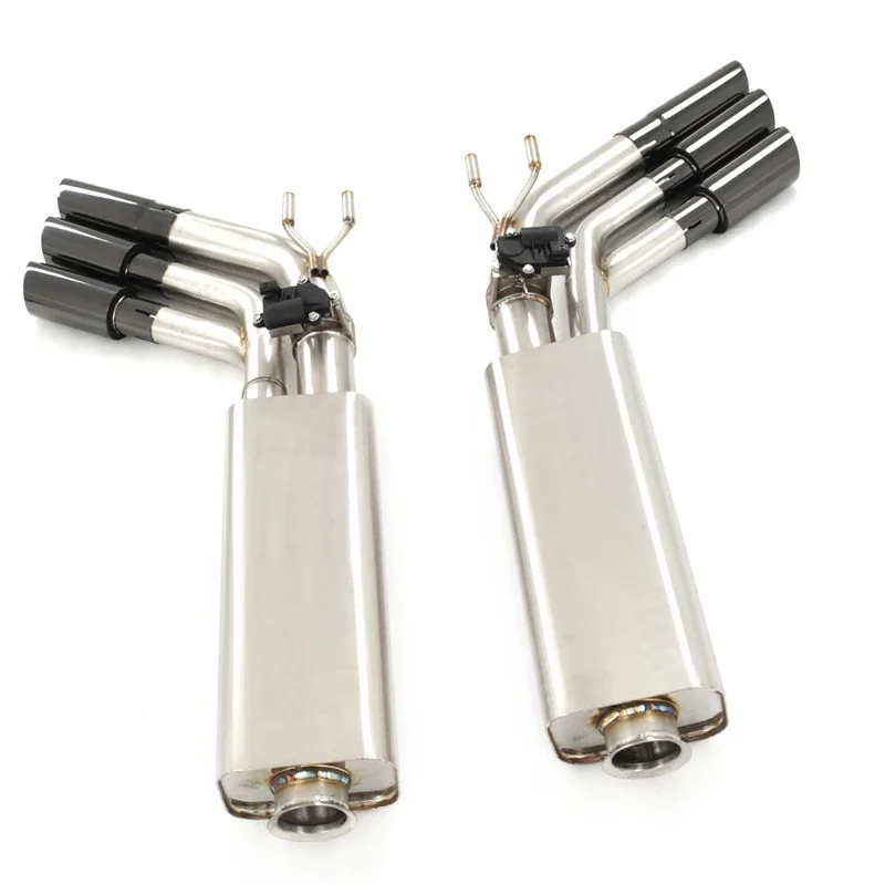 high quality Car Exhaust catback muffler For Benz G63 AMG 2013-2019 stainless steel exhaust pipes  control valve