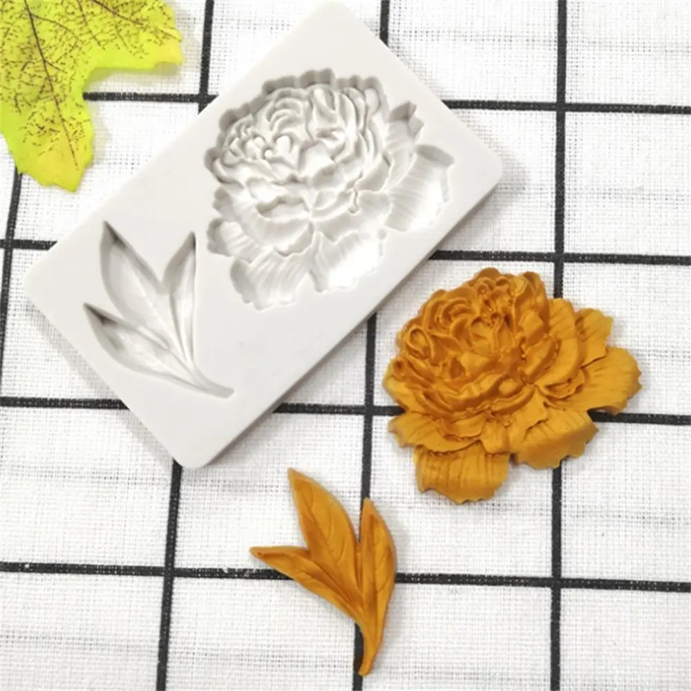 Petal Flowers Silicone Mold DIY Cake Baking Decoration Fudge Pudding Cake Chocolate Mold Flowers Jewelry Silicone Mold