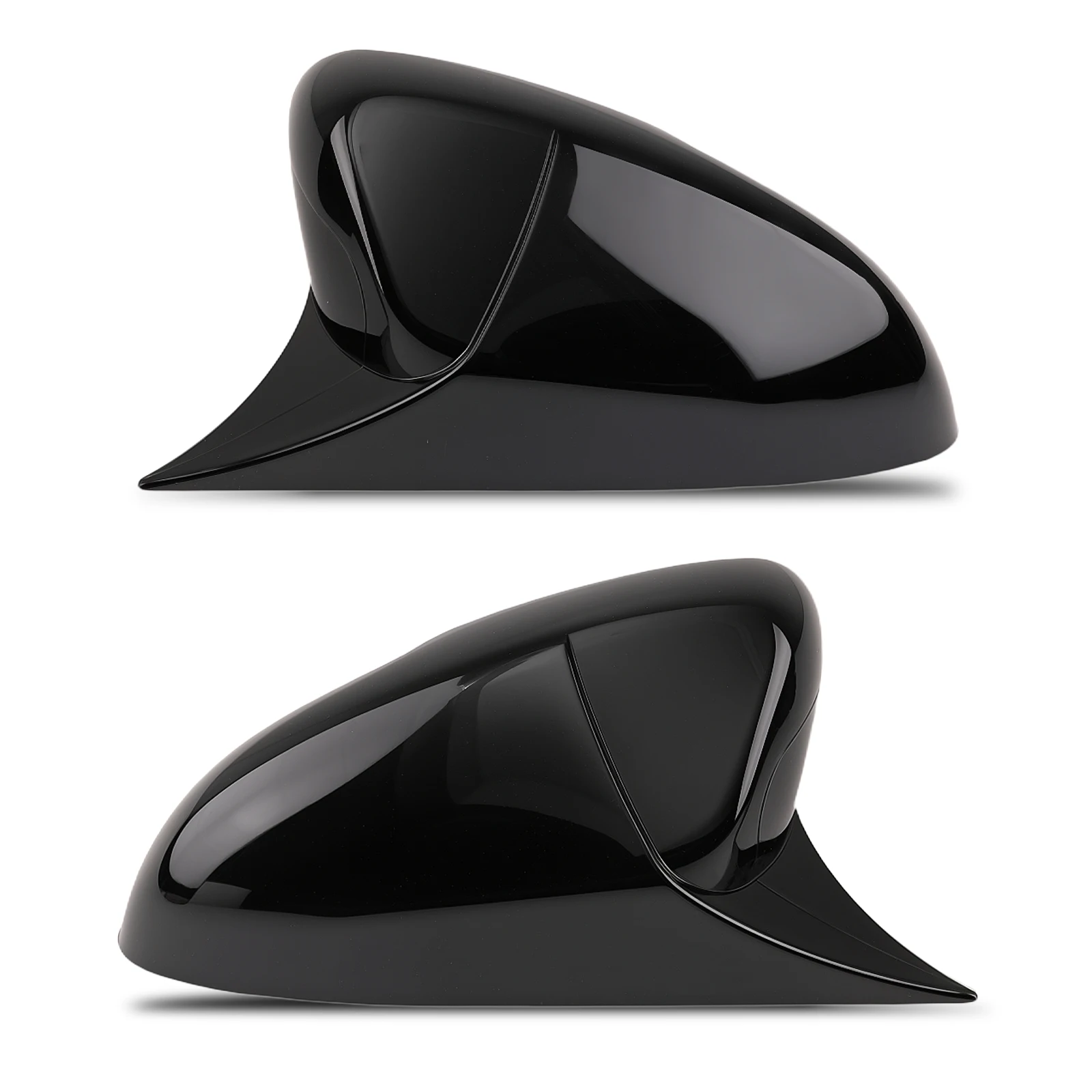 

Накладки на боковые зеркала для Honda Accord 2018-2022 без светодиодного сигнала, черные