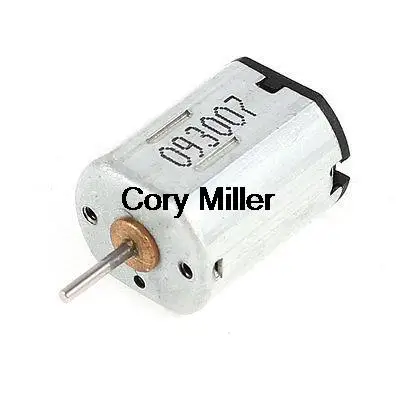 DC 3V 4000RPM Output Speed 6mm Length Shaft Micro Motor Replacement Silver Tone