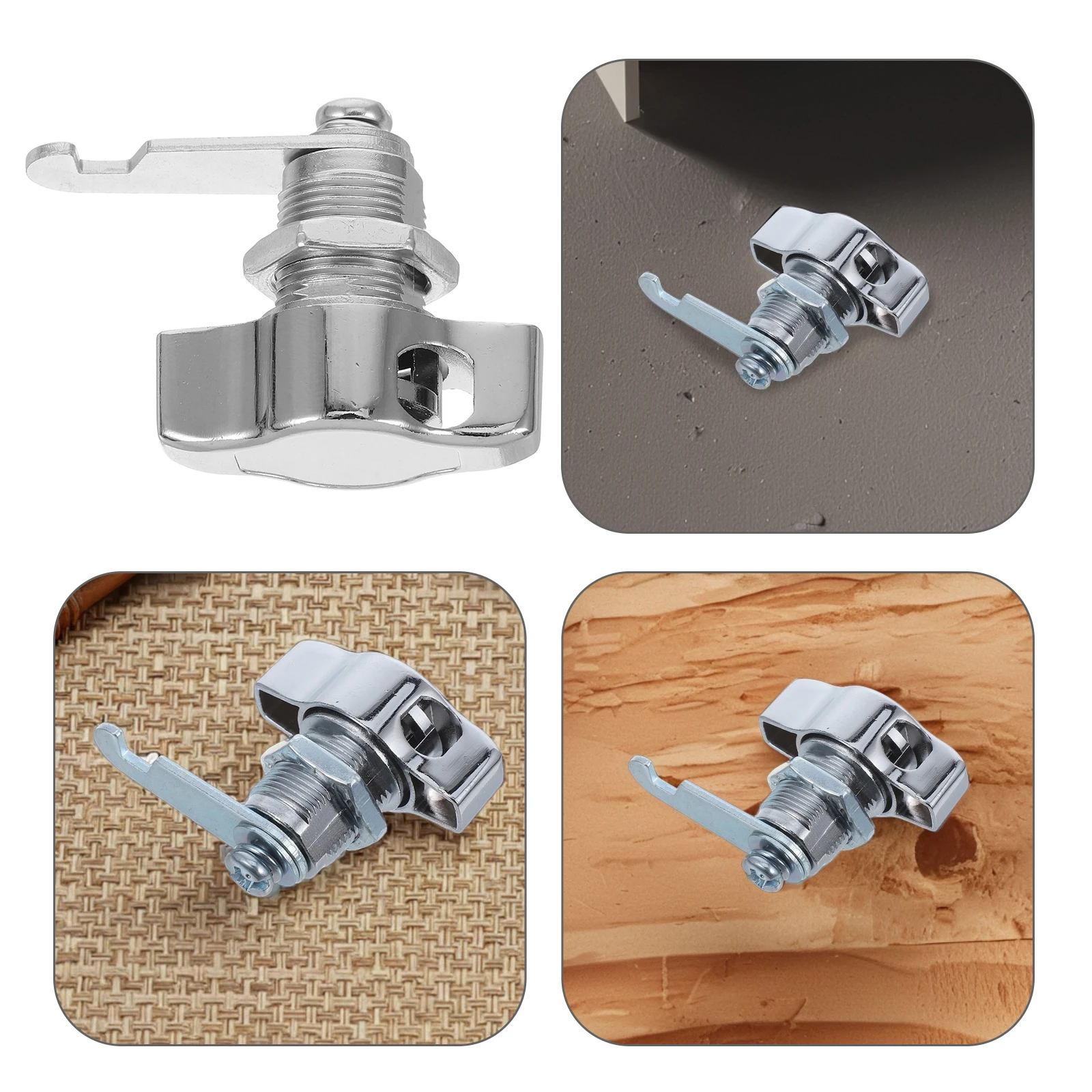 

Keyless Cabinet Door Lock Zinc Alloy Compact Design Secure Mailbox Toolbox Office Drawer Safety Replacement Heavy Duty Mini Lock