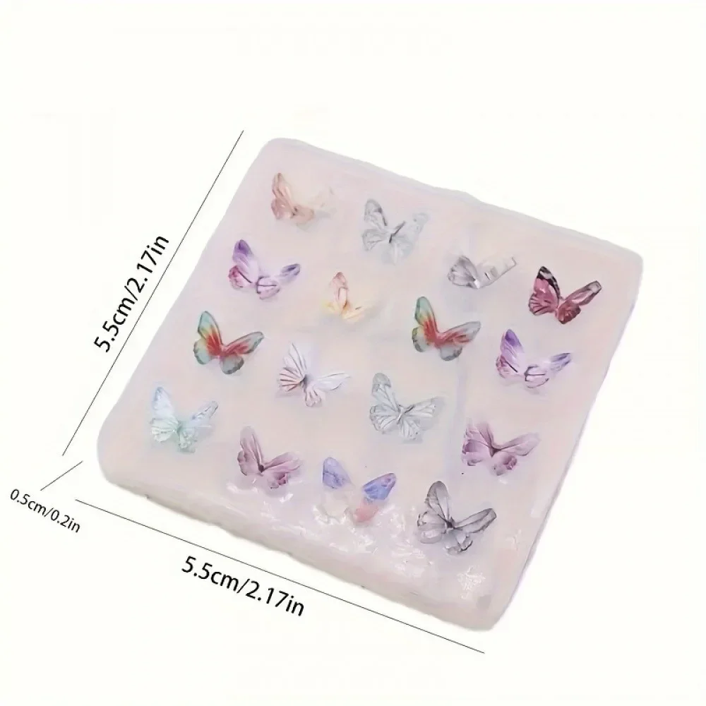 1pc DIY Schmetterling Schmuck form-erstellen Sie einzigartige Epoxidharz Charms mit haltbaren, versa tie Silikon Bastel form – Detail 5
