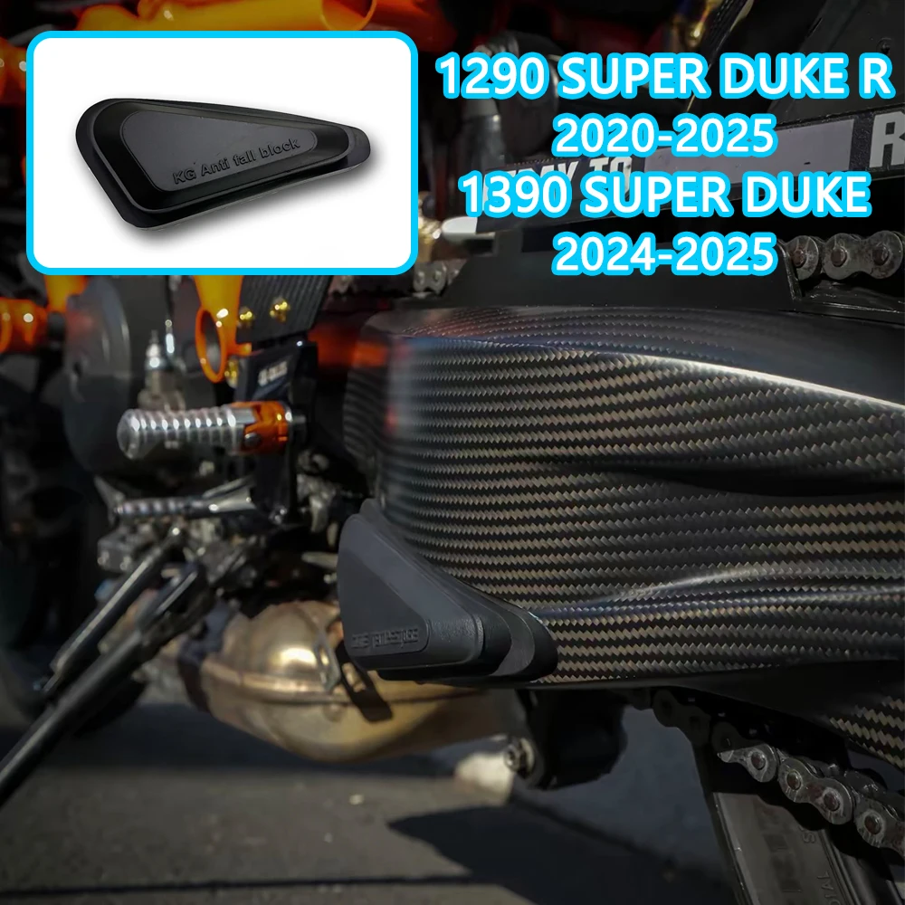

For 1290 SUPER DUKE R RR 2020-2025 Motorcycle Falling Protector Swingarm Crash Bobbin Frame Slider Crash Protect 1390 Super Duke
