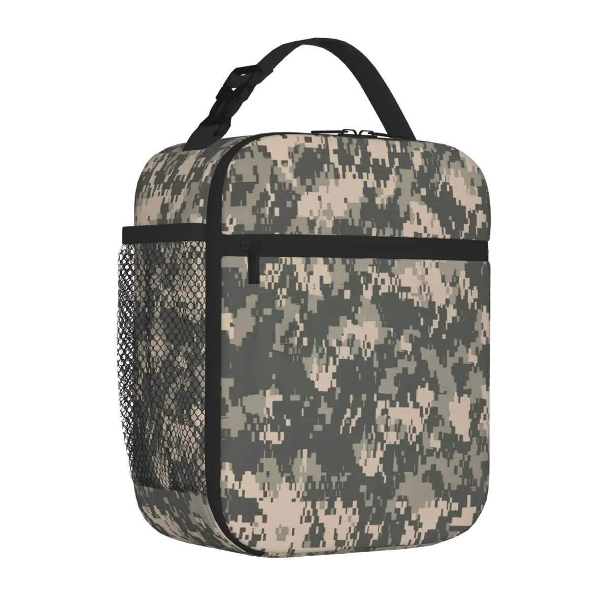 Bestselling Army Digital Camo Acu Nautical Small Lunch Bag Lake Picnic Kids Lunch Bag