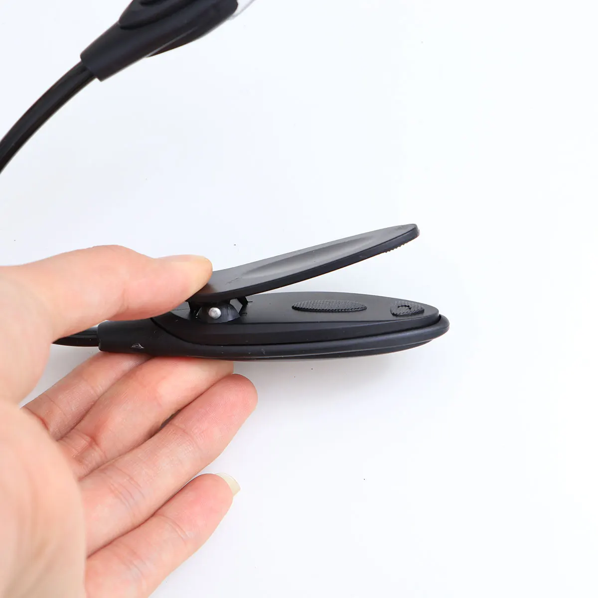 

Mini Portable Black Clip-on Flexible LED Book Lamp Adjustable Read Light for Desk Camping Fishing Illumination