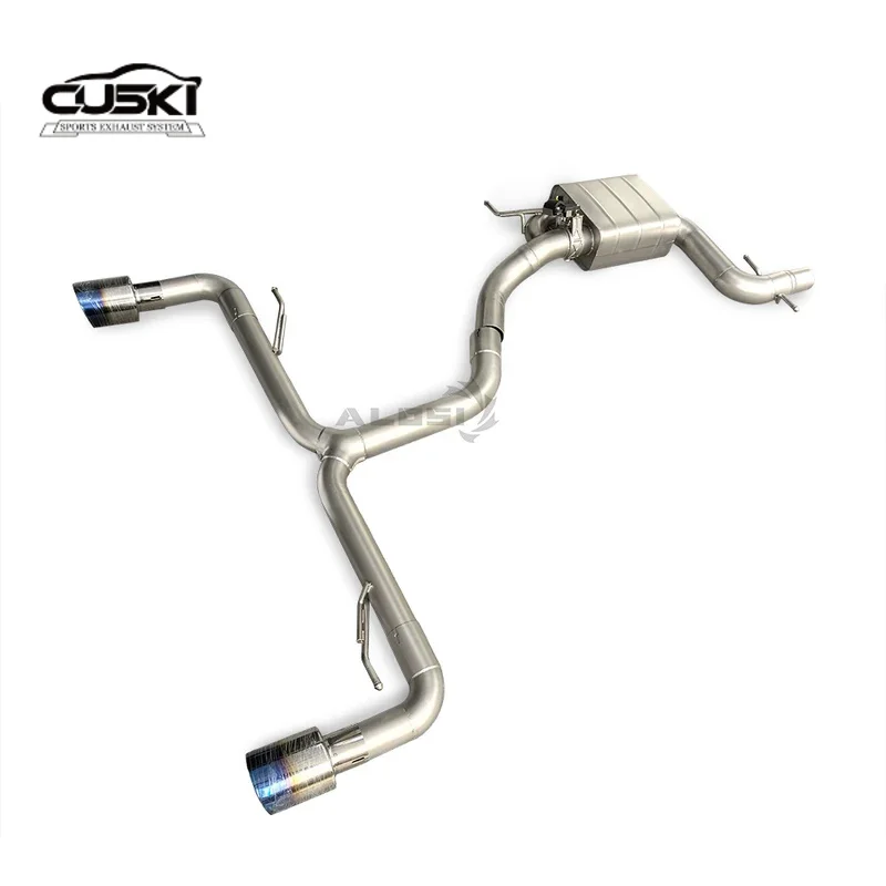Das Cat Back-Auspuffanlage ist für das Kfz-Auspuffmodifikations-Auspuffzubehör Volkswagen Golf R MK7 2.0T 2011–2017 geeignet