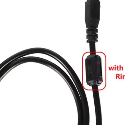 4Pin Extension Cable With Magnetic For Ring For For Bambu La/b A1 For Mini 3/D Printer Accessories 1M 1.5M 2M Black Rubber Wire