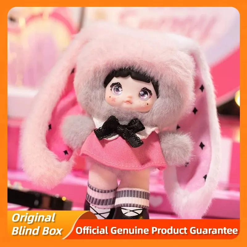 Authentic TOPTOY Nommi Pink Energy Plush Vinyl Blind Box Toys