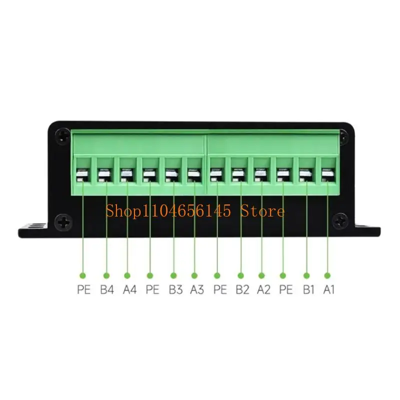 652F Usb To 4-Way RS485 Converter Industrial Grade Type Universal SerialPort Module Compatible Multiple Systems
