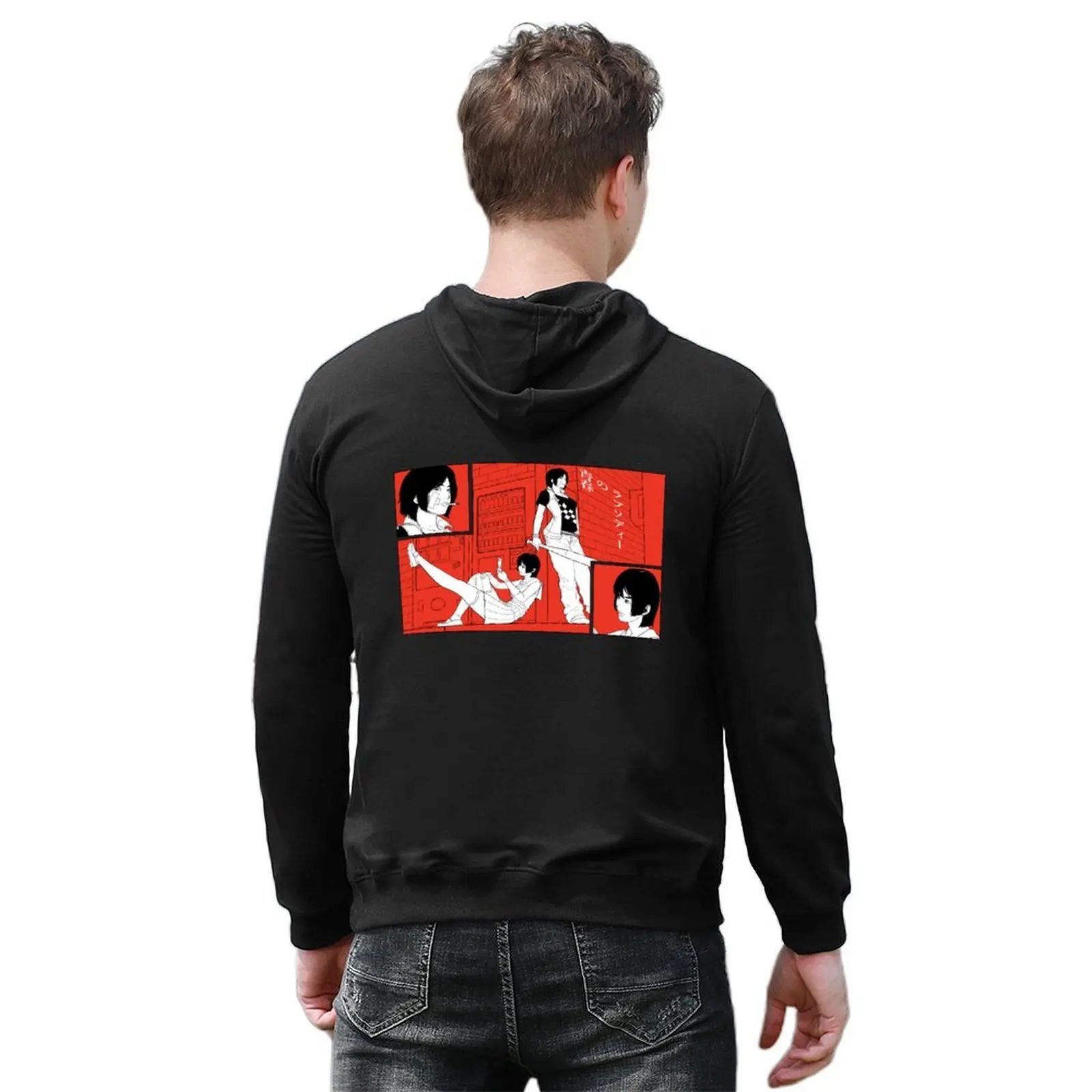Hōkago - Seishun Hoodie ملابس أنيمي ملابس شتوية ملابس رياضية للرجال