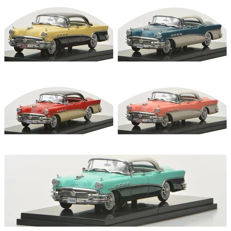 GFCC 1/43 Model Car 1956 Roadmaster Riviera Vintage Cars High Performance Car Diecast Toy Station Vehicle Collection Model Cars