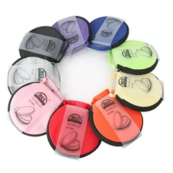 Portable CD DVD Case 20 Capacity Oxford Cloth CD Storage Bag Round Holder with Zipper for Home Car CD Box Bag