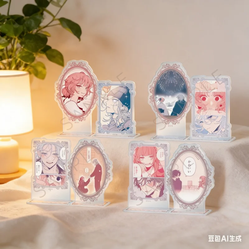 Fall in Love You False Angels Character Acrylic Stand Otogi Katsura Toki Ninomae 10CM Doll Anime Figure Model Cosplay Toy Gifts