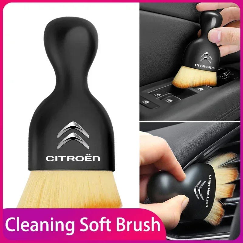 

Car Air Conditioner CleaningBrush Car Air Outlet CreviceDust Removal For Citroen C1 C2 C3 C4 C5 C6 C8 C4L DS3 DS6 Accessories