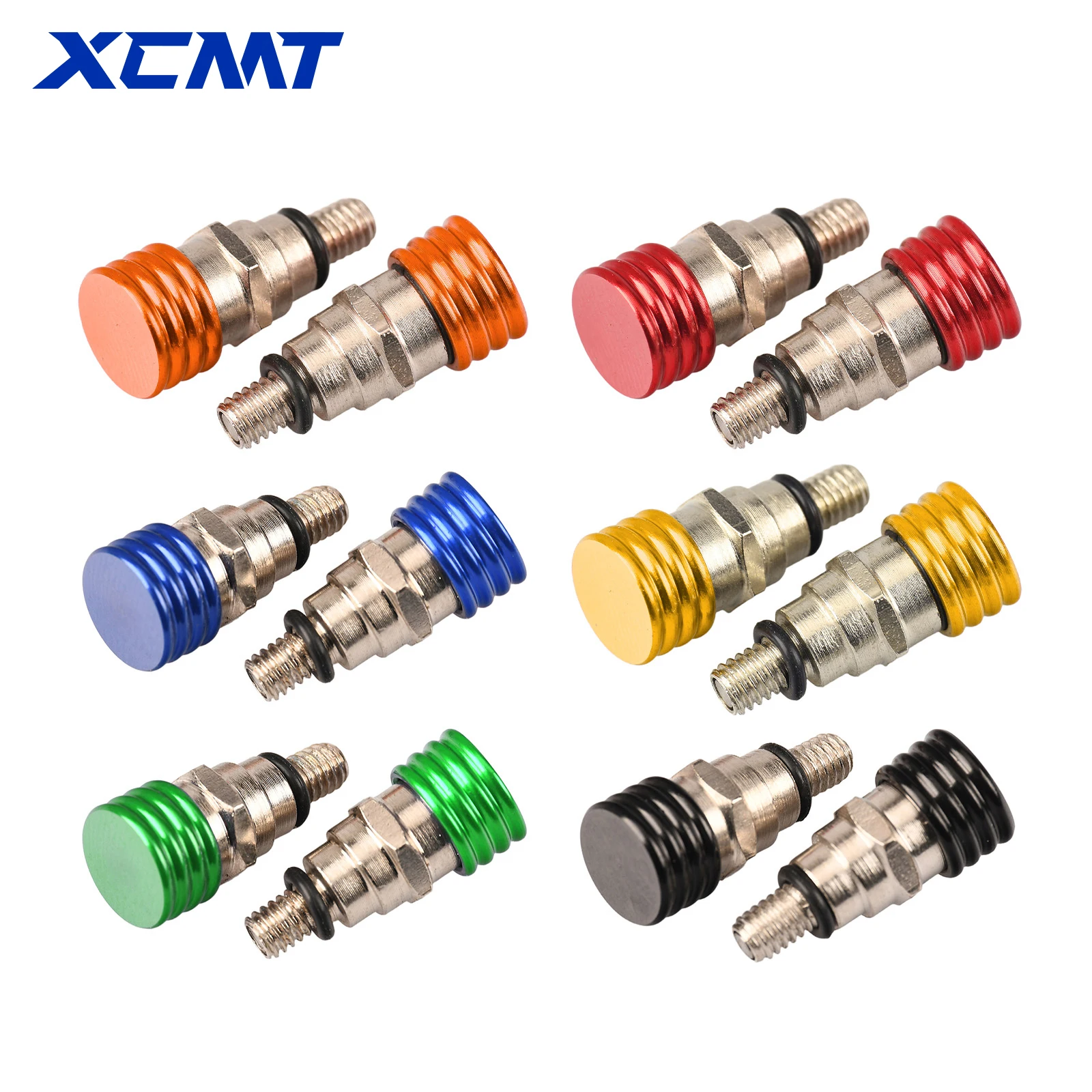 Motorcycle M5*0.8cm Fork Air Bleeder Valve For Honda Yamaha Suzuki Kawasaki CR YZ WR KX F RM 125 250 450 Dirt Bike Motocross