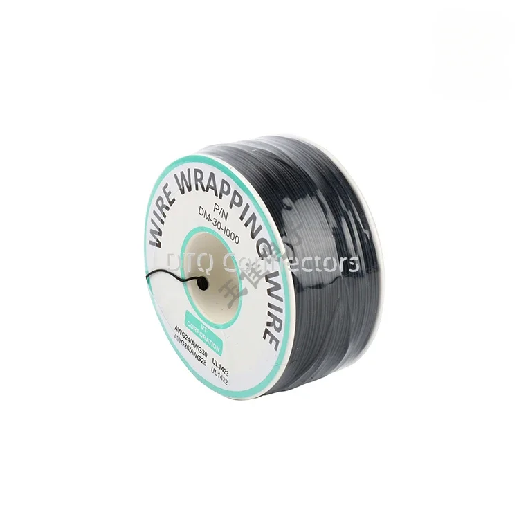 1 Roll 250M 30AWG silicone wire PCB Aviation Cable jumper wire Wrapping Flexible insulation Copper tin-plated Electrical Wires