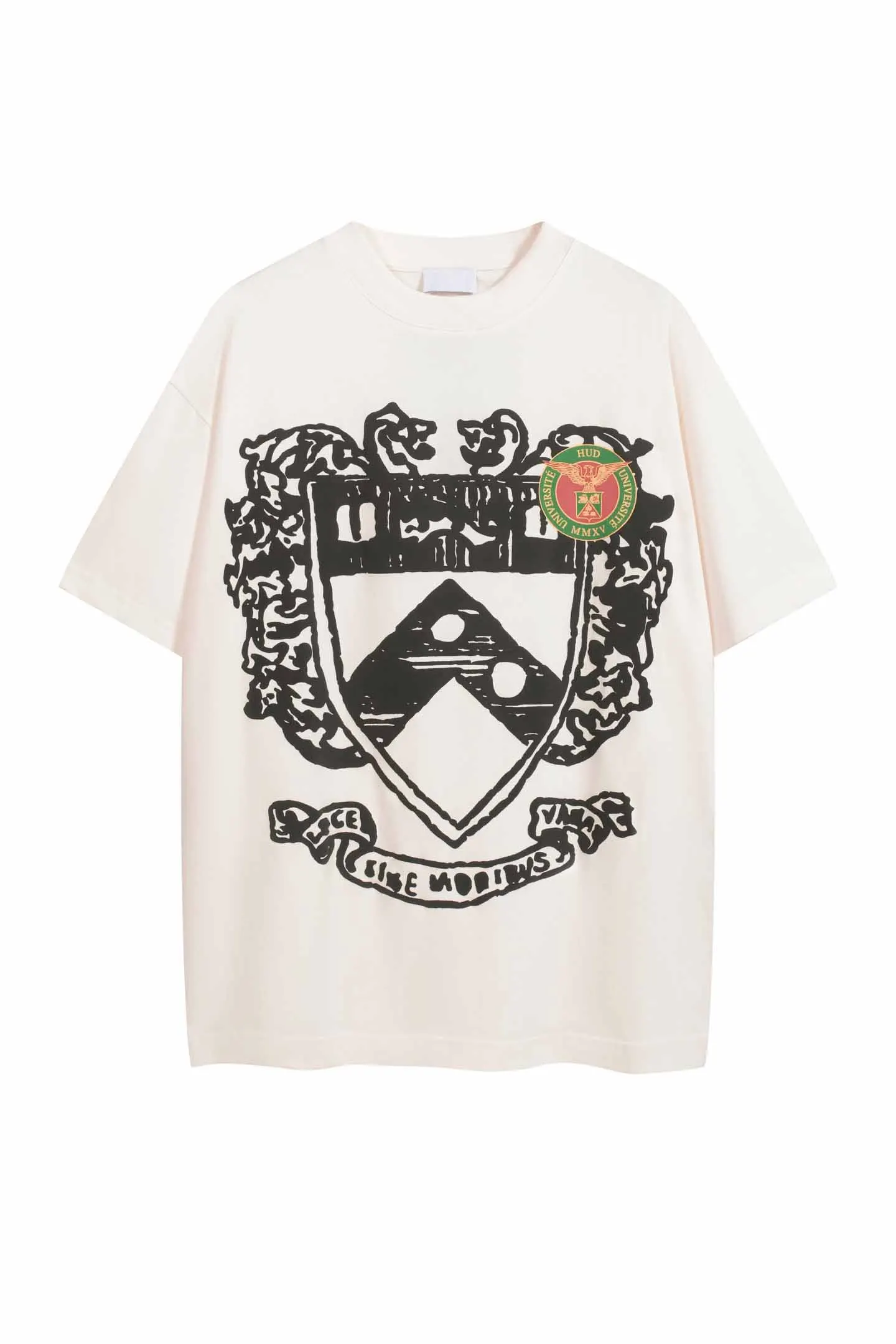 

Best Version 1:1 Big Logo Printed Women Men T shirts tees Rude Oversized Men Casual Cotton T shirt