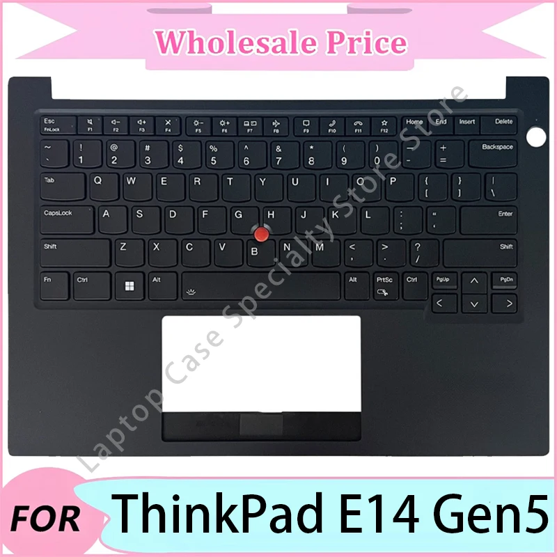 

New For ThinkPad E14 Gen5 Case/Laptop replacement parts/Laptop LCD Back Cover/Keyboard/Metal Version