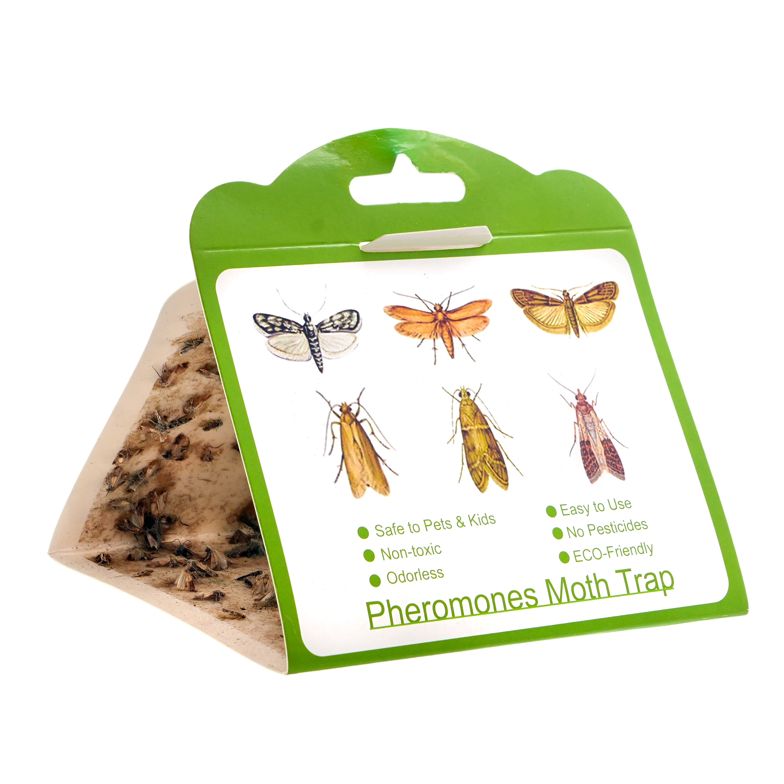 8 PCS Real Pheromone Moths Trap Effective Pantry Clothes Kitchen Food Trap Sticky Moth Fly Pest Control Moth Mole Treatment