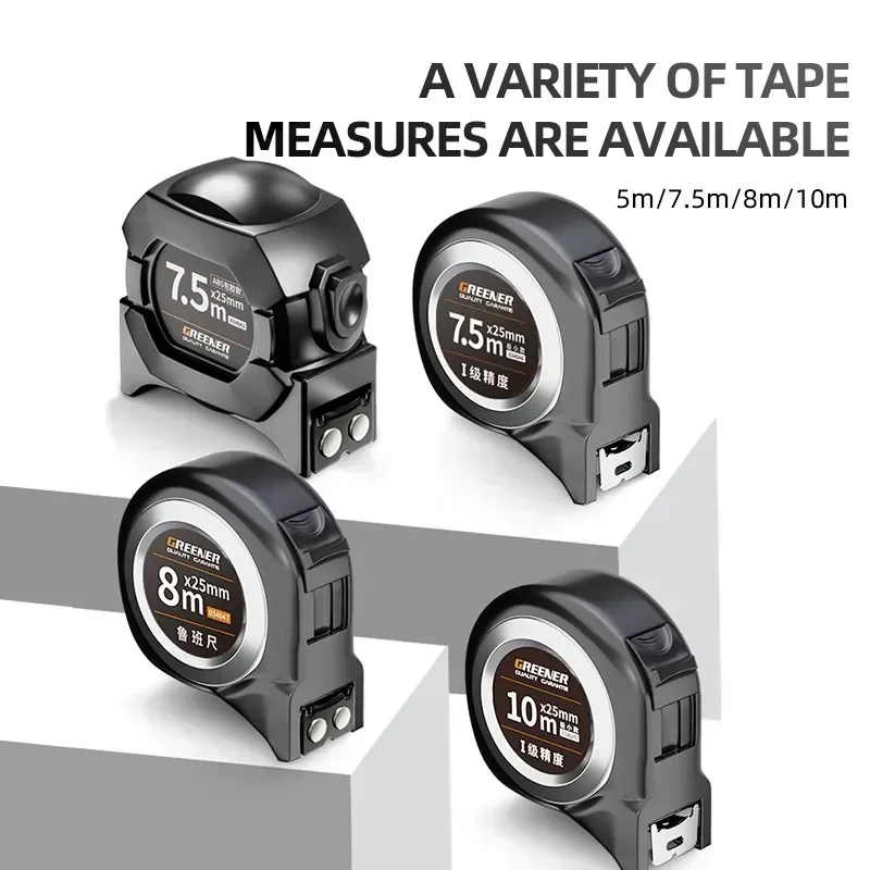5 m Haushaltsmessgerät, Stahlband 2024, verdicktes Anti-Schneideband, Mini, kleines Edelstahl-Messwerkzeug, Maßband