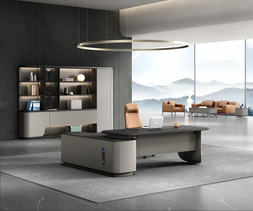 Modern Luxury Executive L Shap - Work Desk Home Setup 评论和价格