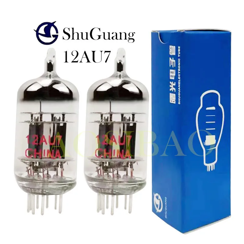 SHUGUANG 12AU7 Vacuum Tube Audio Valve Replace 12AU7 ECC82 Electronic Tube DIY Amplifier kit Precision pairing Genuine