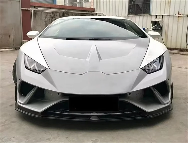 All Carbon Fiber P-Style Front Lip Body Kit for LP580 LP610 Carbon Fiber Front Bumper Bumpers Car