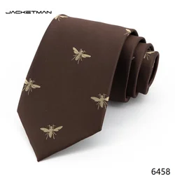 High Quality New Fashionable Geometric Pattern Tie For Men's Business Banquet Shirt Accessories 8CM Wide Handmade Knotted Cravat
