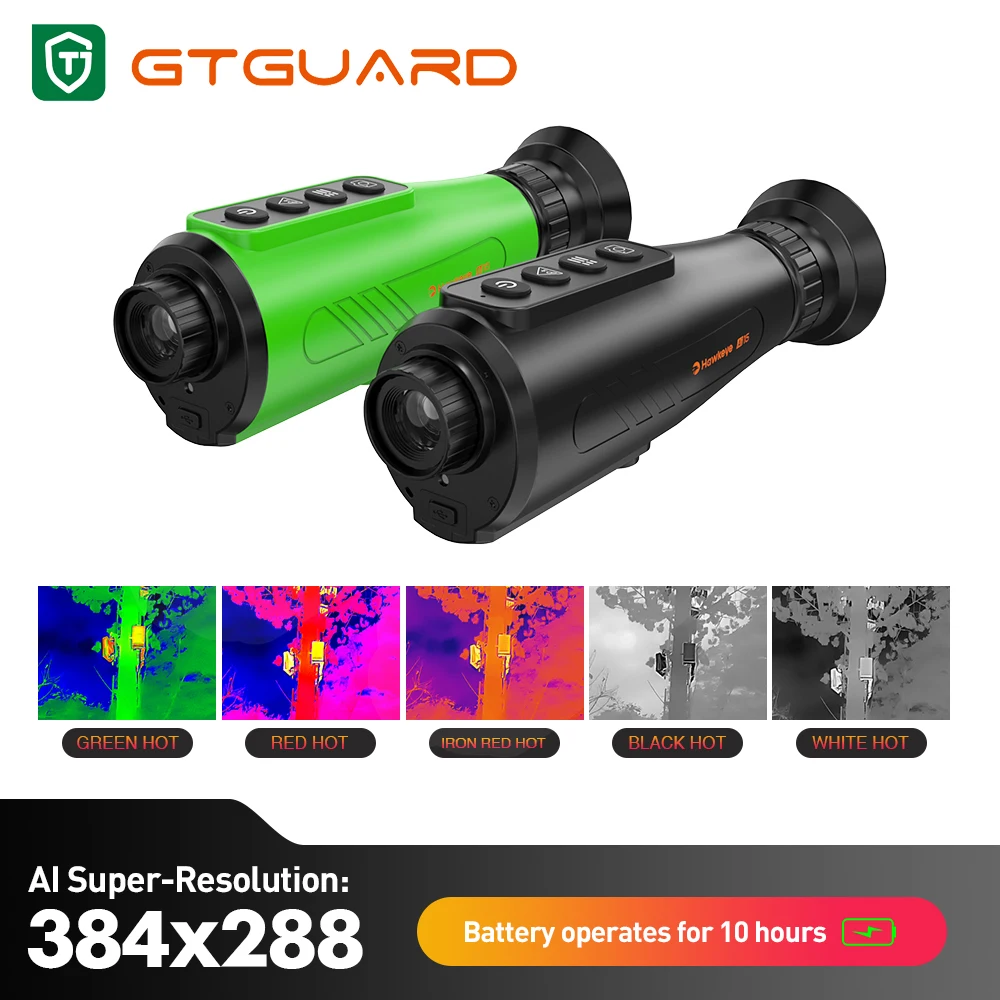 

GTMEDIA AI15 Thermal Camera Outdoor Night Vision Handheld Monocular Imager for Hunting AI super-resolution technology