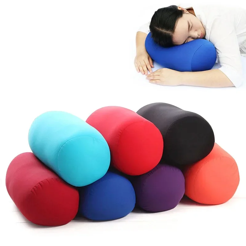 Office Nap Sleep Pillow  Foam Particle  Creative Cylindrical Multi Functional Sofa Waist Pillow Nap Pillow Cushion Chair Office