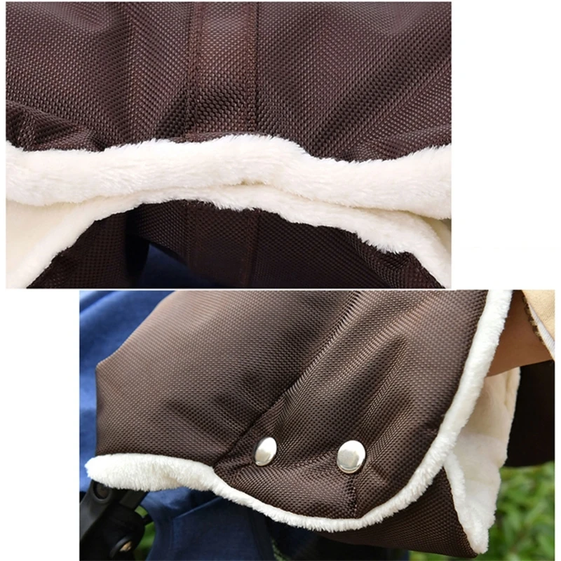 Winddichte Kinderwagen-Handwärmer, universelle Kinderwagen-Handhandschuhe. Mit Fleece gefütterte Handschuhe halten Ihre Hände