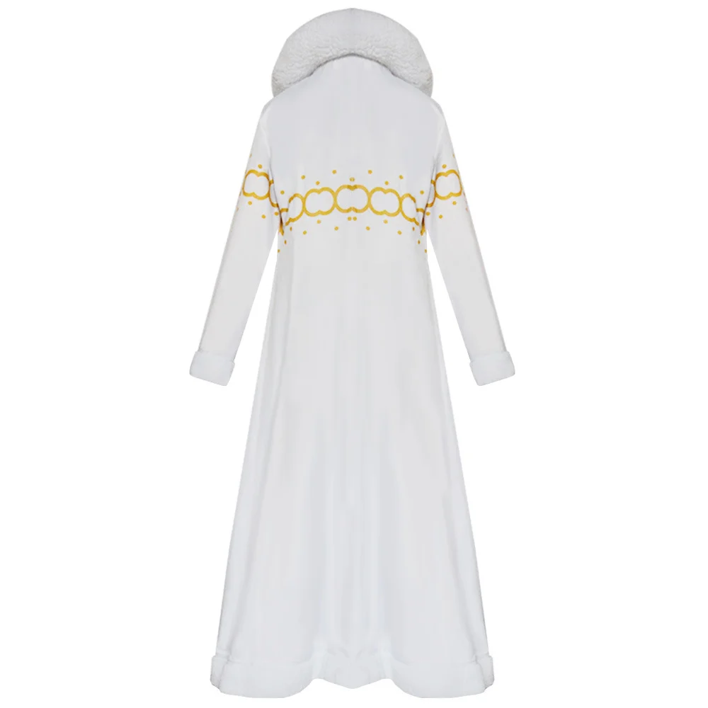 أزياء نيكو روبن التأثيرية واحدة، معطف طويل بياقة من الفرو، فستان وقبعة، قطعة بدلة كرنفال الهالوين للنساء