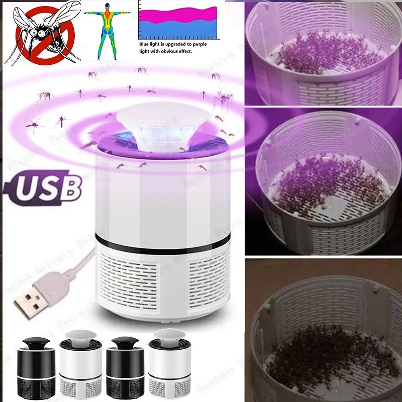 Lámpara USB de 5V antimosquitos maison antimosquitos con gran aspiration silenciosa exterior sin radiación lampe tueur