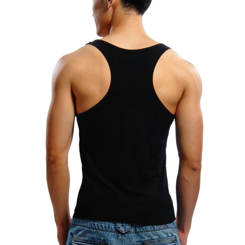 Special Offer NWT Sexy Mens Bamboo Fiber Sleeveless Tank Tops Size L XL