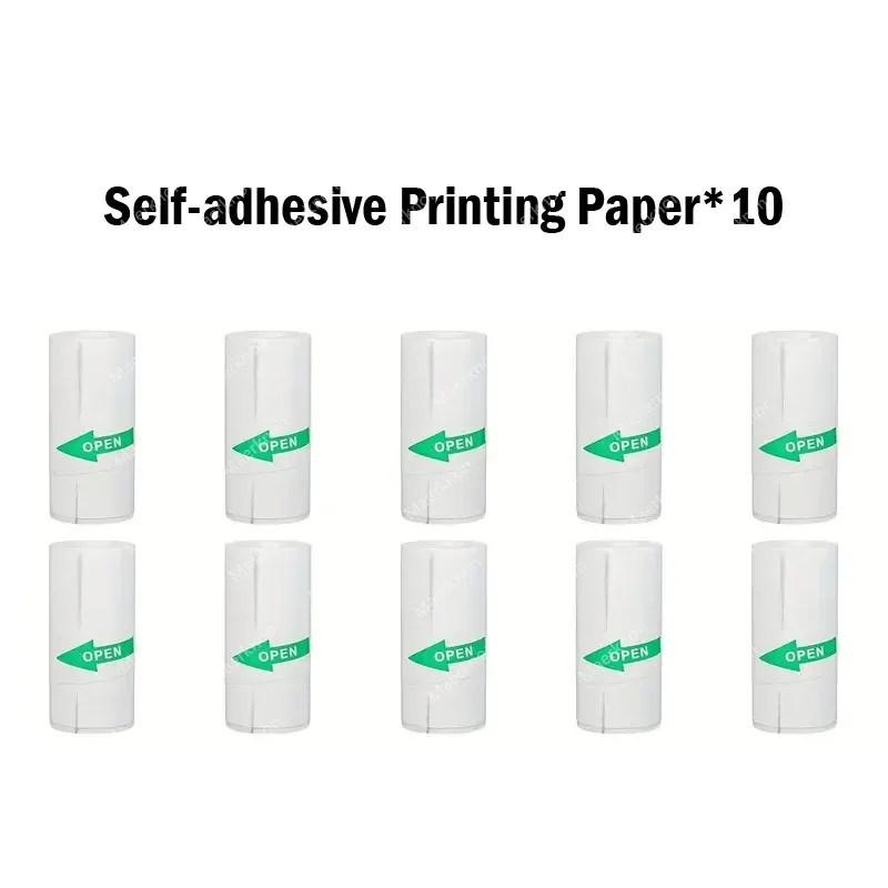 Mini Printer Thermal Paper Label Sticker Color Adhesive Paper Wireless Bluetooth Photo Ink-less Printer Printing Paper 57mm