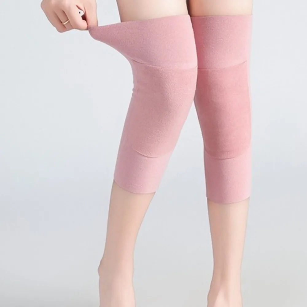 New Warm Knee Pads Pocket Cold Proof Leg Protectors Elasticity Dralon Autumn Winter